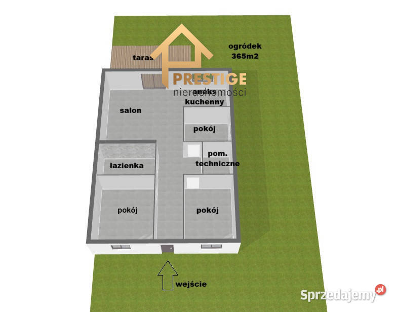 Wyjątkowy lokal mieszkalny z ogrodem Węglew sprzedam