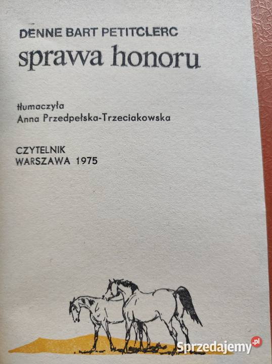 Sprawa honoru Denne Bart Petitclerc świętokrzyskie Kielce