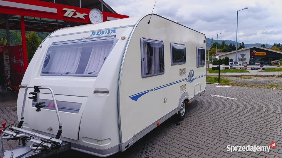 przyczepa kempingowa campingowa kemping OKAZJA Kempingowe Międzybrodzie Bialskie