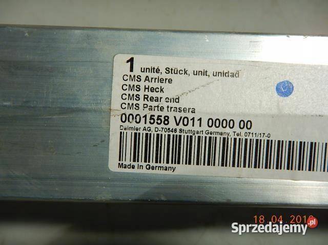 BELKA ZDERZAKA TYŁ SMART CITY FORTWO NOWA