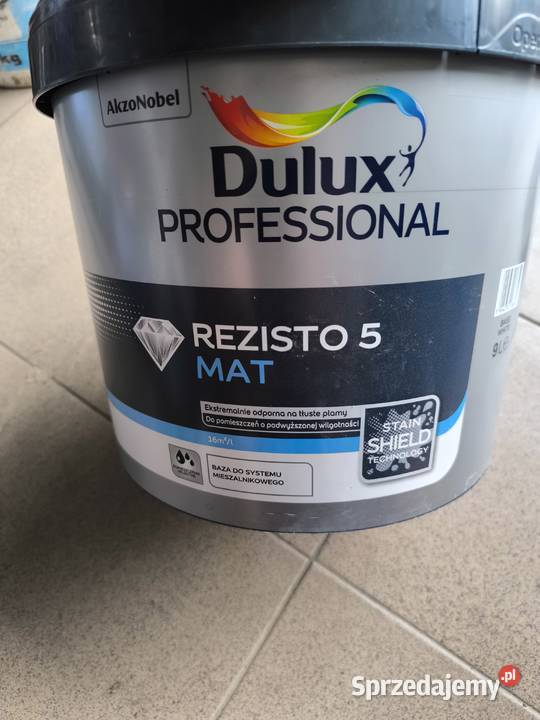 Dulux Professional Rezisto 5 Farba biała 9 L Kamień Pomorski sprzedam