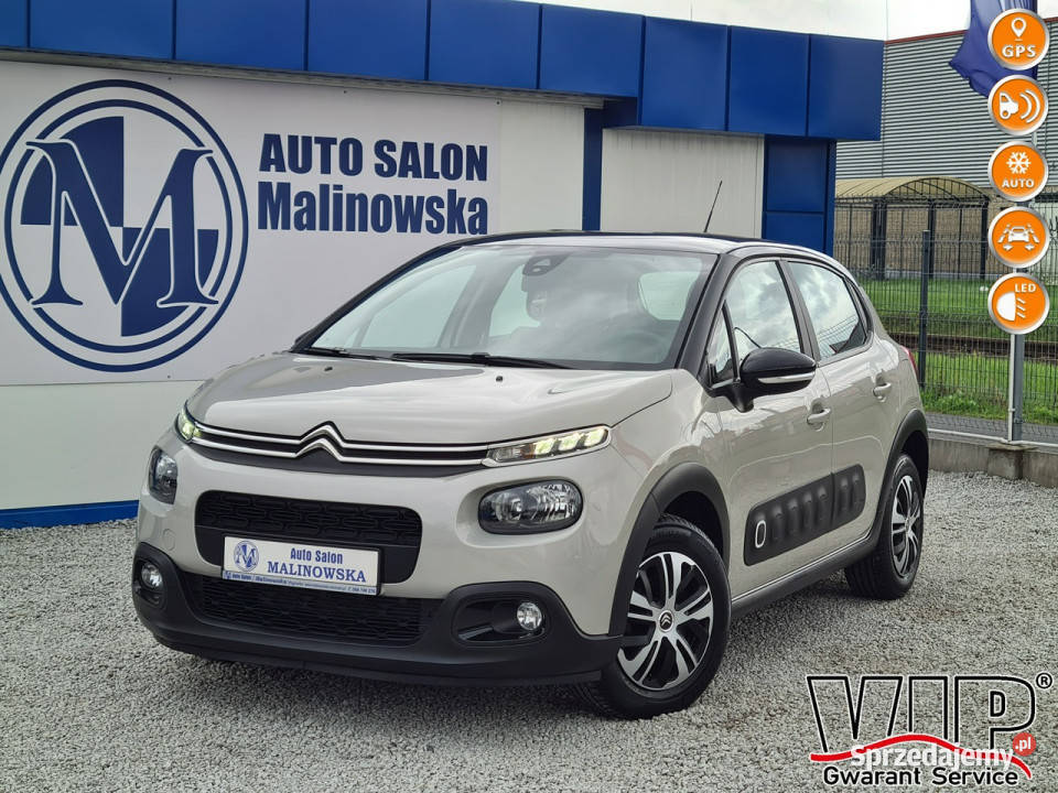 Citroen C3 Navi PDC Klimatronik Led Tempomat beżowy