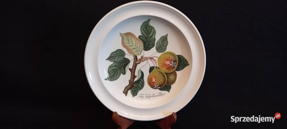 Talerz deserowy angielski Portmeirion Pomona Porcelana i szkło Antyki, Sztuka, Kolekcje