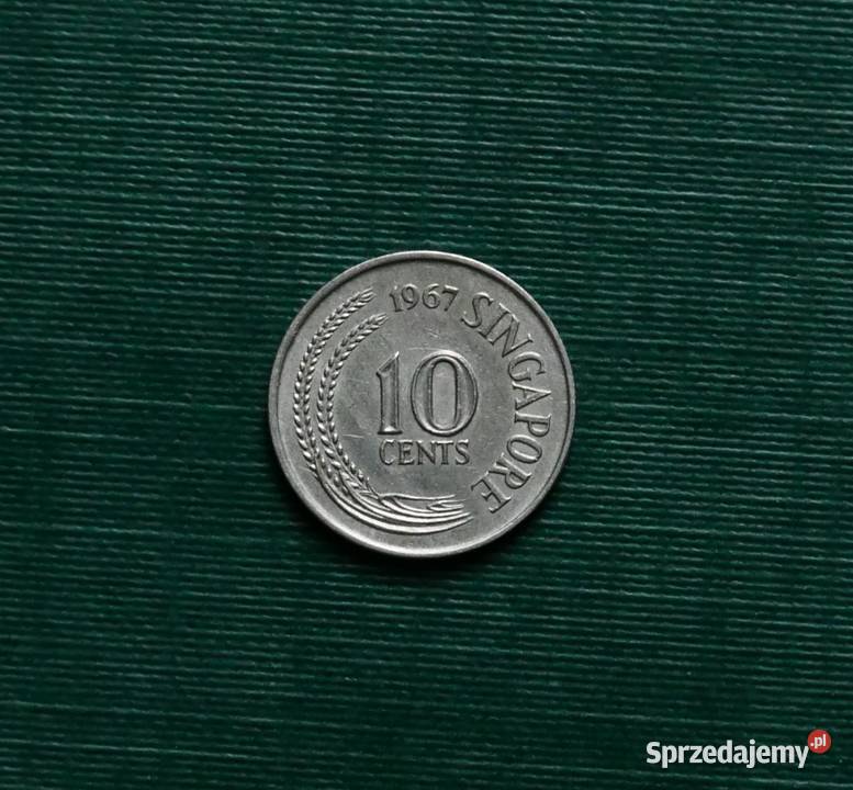 SINGAPUR 10 centów 1967r śląskie