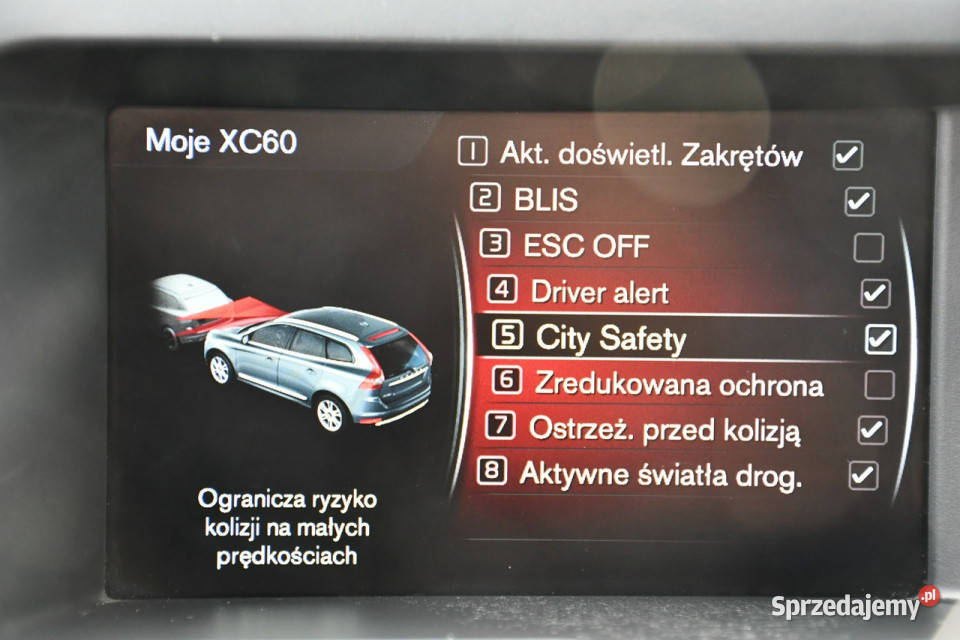 Volvo XC 60 20D4 SUMMUM Automat Xenon LED Skóra elektrycznie ustawiane fotele Hrubieszów