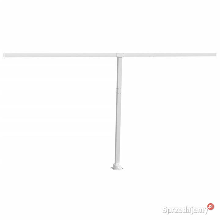 Zestaw słupków do markizy biały 450x245 żelazo Warszawa