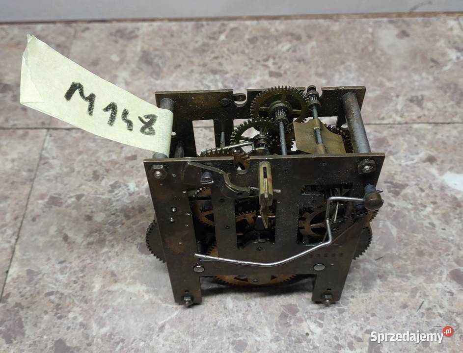 M148 Mechanizm starego zegara ściennego Tczew