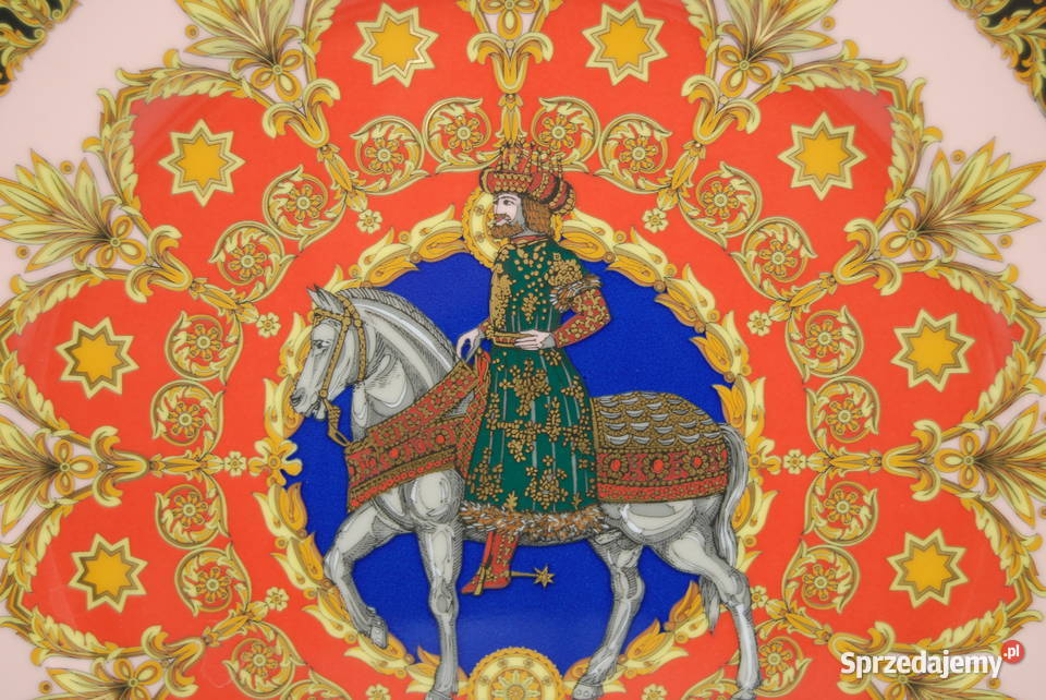 Porcelana Rosenthal Versace talerz świąteczny Poznań