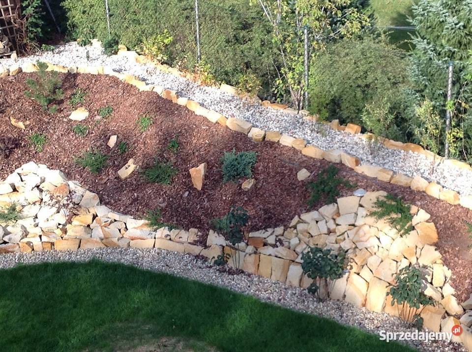 Płaski kamień ogrodowy na murki skalniak murowy Wielgomłyny