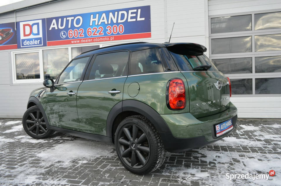 Mini Countryman Cooper D 16D Bezwypadkowy Serwis zielony lubelskie Hrubieszów