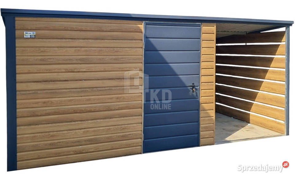 Schowek domek ogrodowy 3x2m wiata 15m drzwi dach Nowy Tomyśl