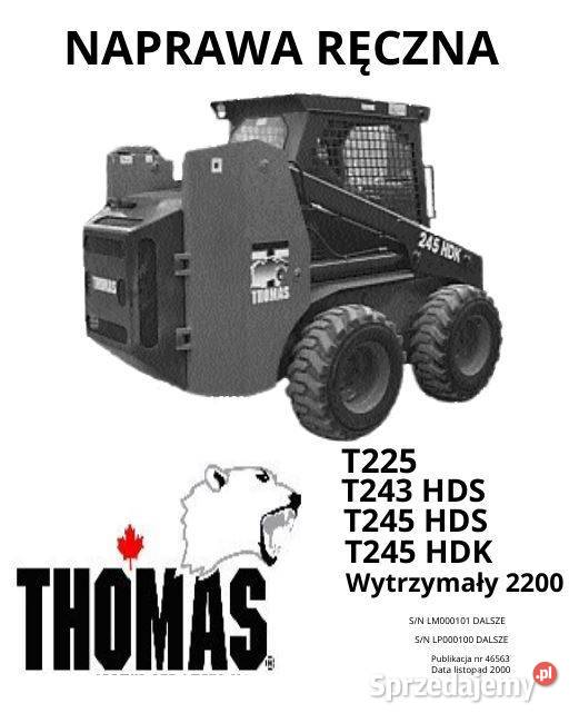 Thomas 225 243 245 2200 instrukcja naprawy i Poradniki, albumy i reportaże Kielce