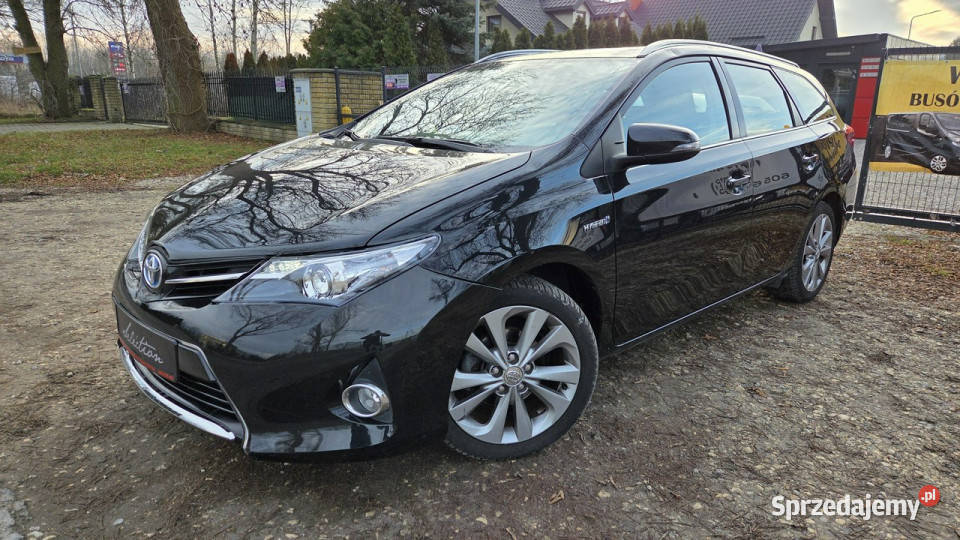 Toyota Auris 18 HSD 136 Kamera Serwisowany II czarny Auris mazowieckie Otwock Mały