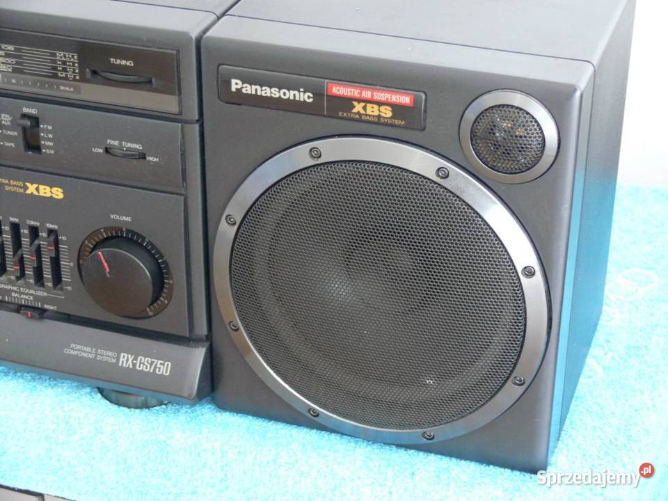 Radiomagnetofon Bombox Panasonic RXCS750 Vintage