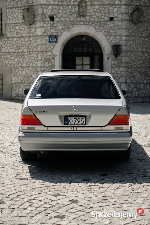 MercedesBenz Klasa S 600 L podgrzewane fotele małopolskie Kraków
