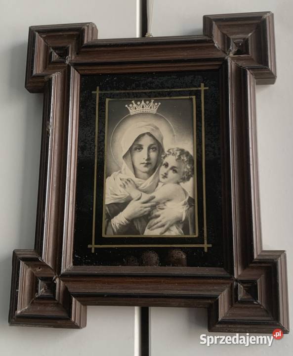 Stary Ładny obrazek Maryja Łowicz