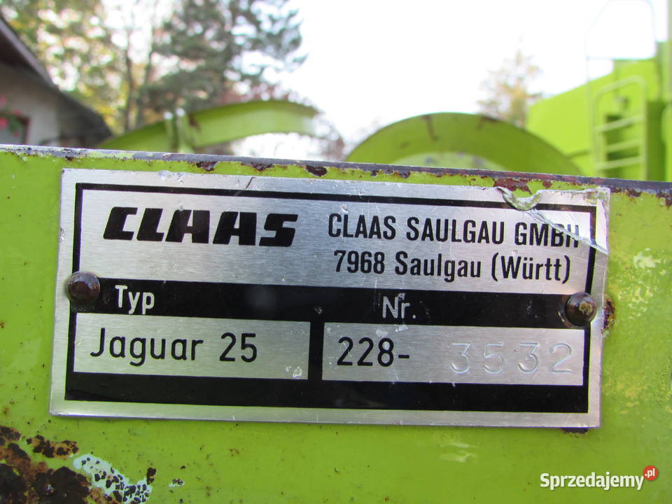 Sieczkarnia do kukurydzy Claas Jaguar 25 z Przyczepiane Miechów