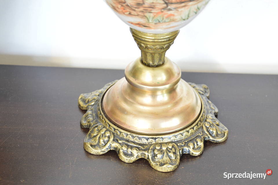 pałacowa ceramiczna LAMPA NAFTOWA niemiecka 499 Jastrzębie-Zdrój