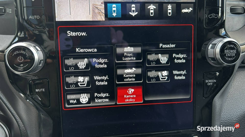Dodge RAM Sport Kam360 Wentyle Panorama Radar światła do jazdy dziennej pomorskie Gdynia sprzedam