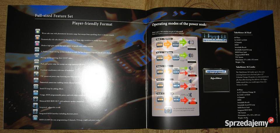 Hughes Kettner Tube Meister 36 brochure broszura pomorskie Kępice