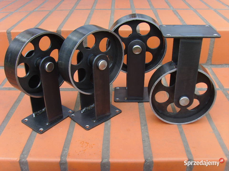 KÓŁKA KOŁA MEBLOWE METALOWE INDUSTRIALNE LOFT łódzkie Łódź