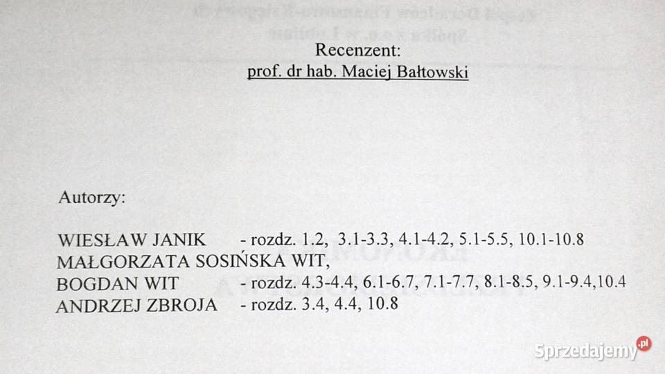 Ekonomika przedsiębiorstwa Wiesław Janik lubelskie Chełm