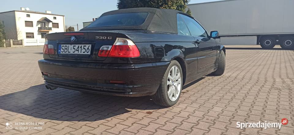 bmw e46 330 m54b30 cabrio czarna śląskie Imielin