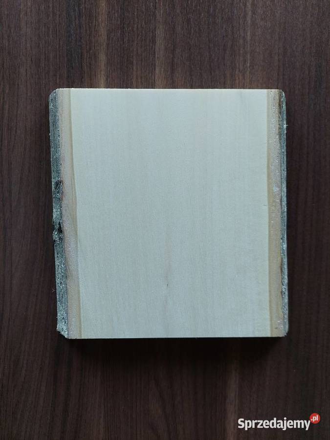 Deska lipowa z korą 20x125x25 rzeźba ikony Łódź