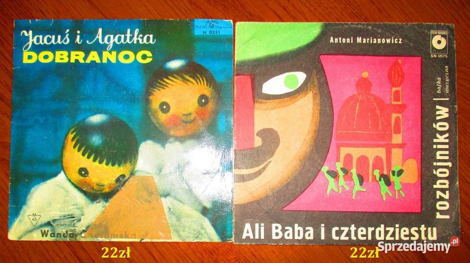 Płyty bajki Pinokio Doktor Nieboli Chotomska Łódź