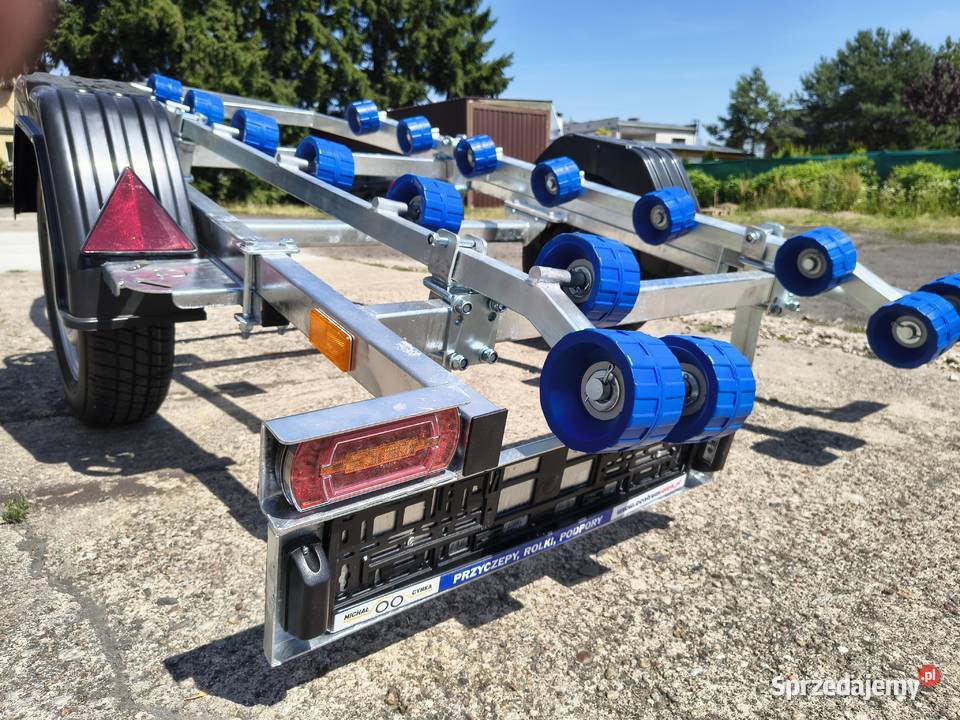 Przyczepa podłodziowaprofesionalna płozorolki Pozostałe Plewiska sprzedam