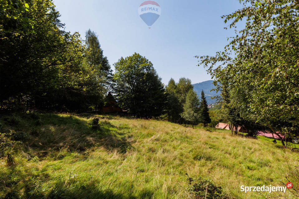 Działka z widokiem na góry Międzybrodzie Grunty i działki sprzedam