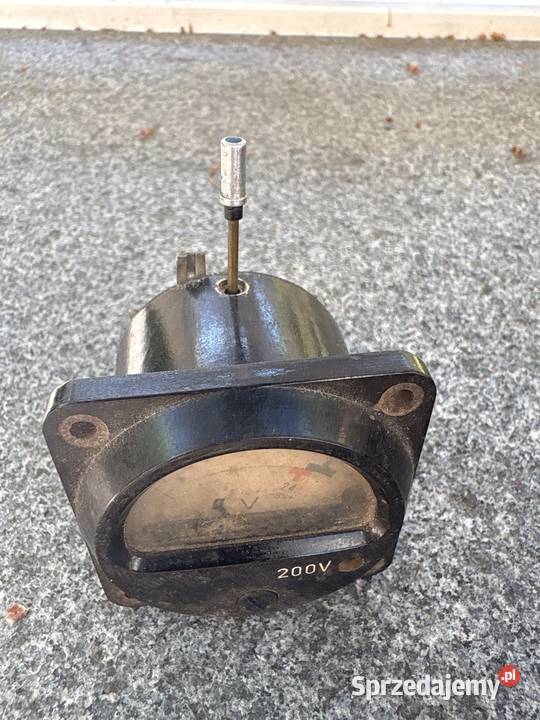 Wskaźnik woltomierz analogowy 200V Poznań
