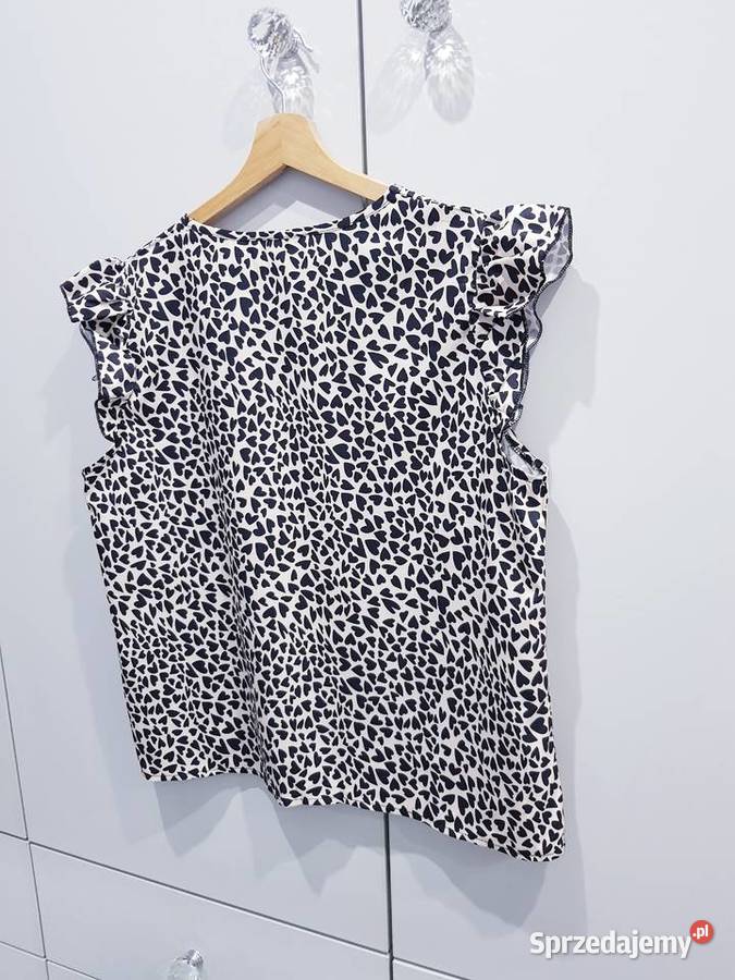 Damska panterkowoserduszkowa bluzeczka Bluzki i koszule Bluzki i koszule