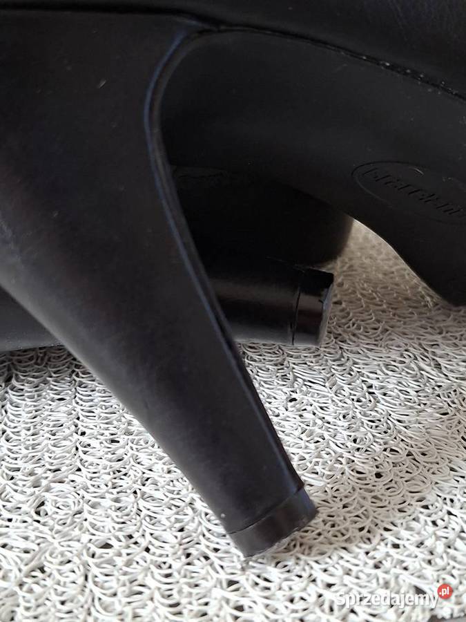 Czarne buty czolenka Warszawa