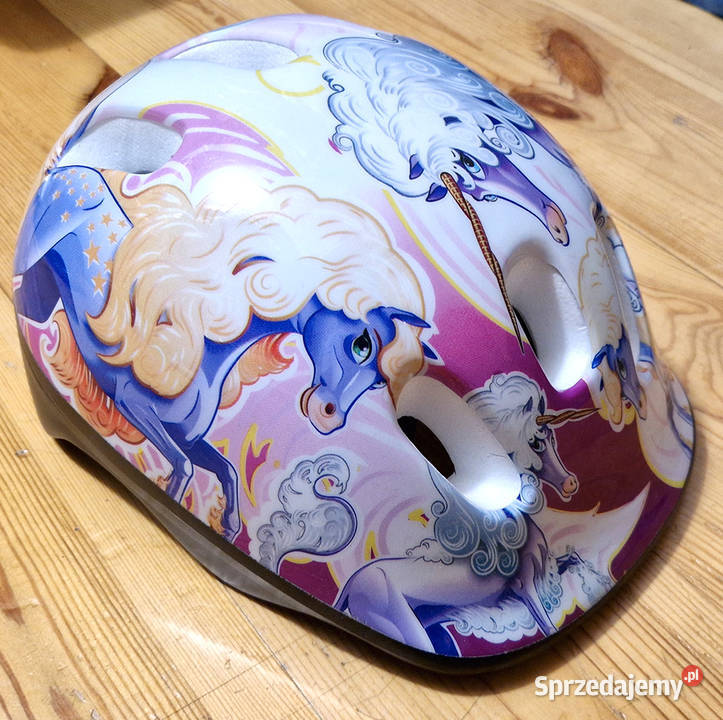 Kask rowerowy dziecięcy rozmiar S kolorowy Wieluń sprzedam