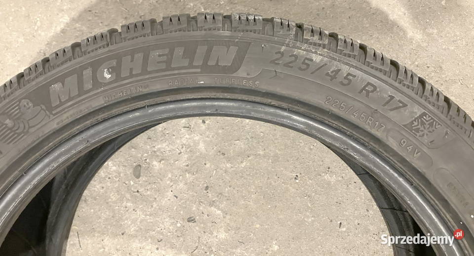 używana opona zimowa Michelin Alpin 6 22545 R17 45 Gliwice