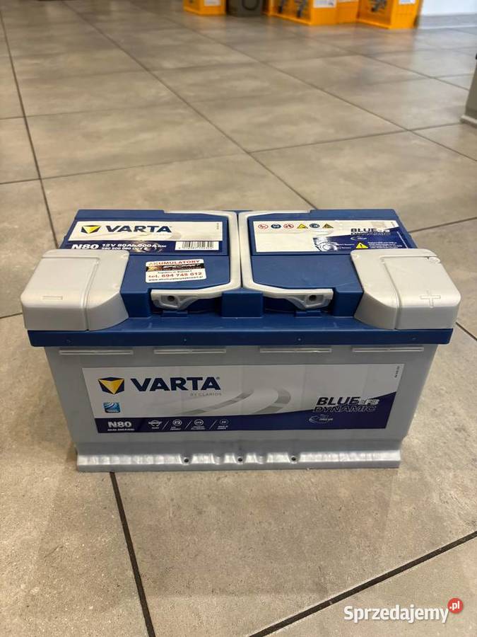 Akumulator VARTA N80 Blue Dynamic 80Ah 800A EFB Augustów