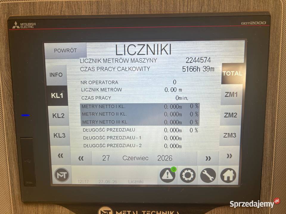 Optymalizerka OWD1600 MetalTechnika 2020r 100 Bobrowo