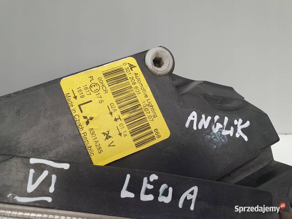LAMPA LEWA Mitsubishi Colt VI Z30 0408 PRZEDNIA Lampy przednie lubelskie Rudka