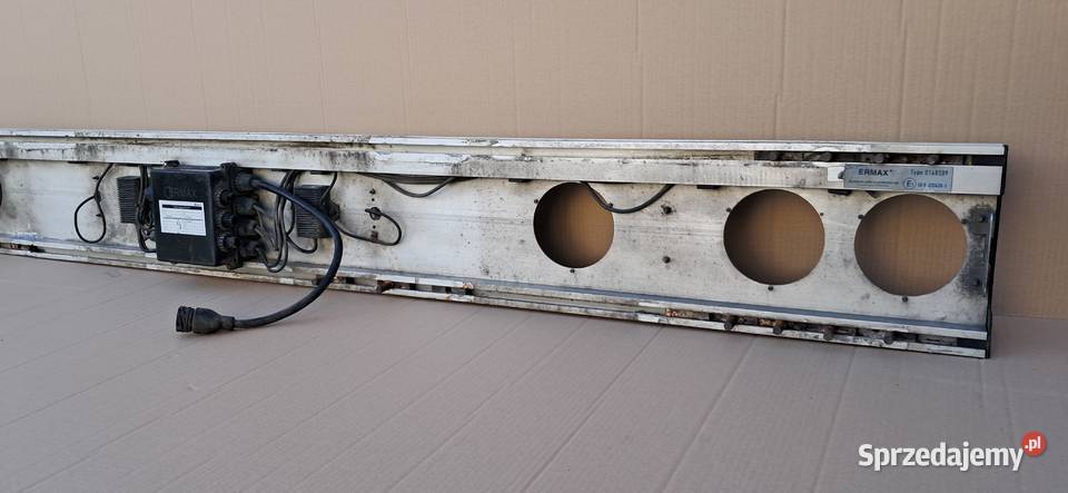 NACZEPA KRONE SCHMITZ ZDERZAK ALUMINIOWY MASYWNY