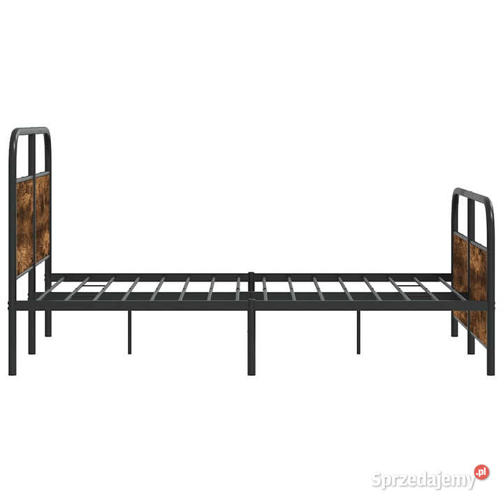 Łóżko Czarne Metalowe Rama Łóżka Metalowa Ze 207cm sprzedam