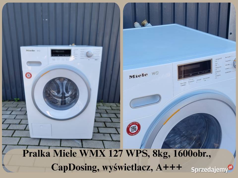 Pralka Miele WMX 127 WPS 8 1600obr CapDosing Pralki i suszarki wielkopolskie Poznań