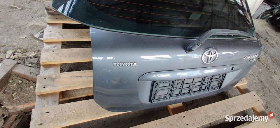 TYLNA KLAPA TYŁ TOYOTA COROLLA E12 5D LIFT 2009 osobowe