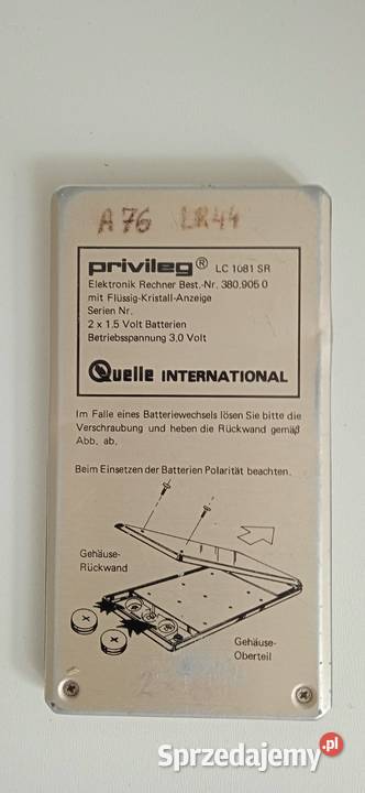 kalkulator używany sprawny obudowa z wgnieceniem Bydgoszcz