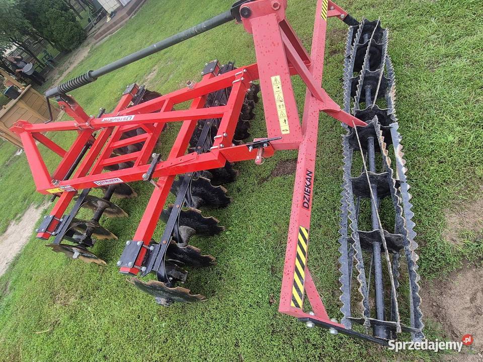 Brona talerzowa 2x9 strumyk z wałem szerokość 2m nieuszkodzony świętokrzyskie Sandomierz sprzedam