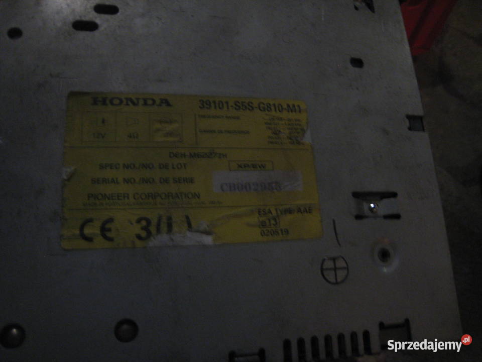 Radio Oryginalne Honda Civic VII 0106 Kraków