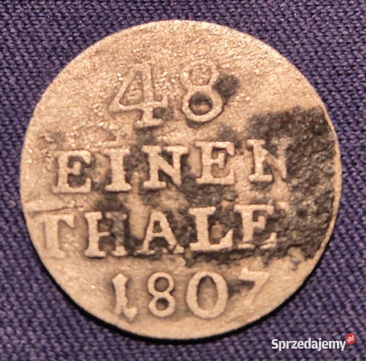 AnhaltBernburg 148 Talera 1807 Alexius Friedrich dolnośląskie