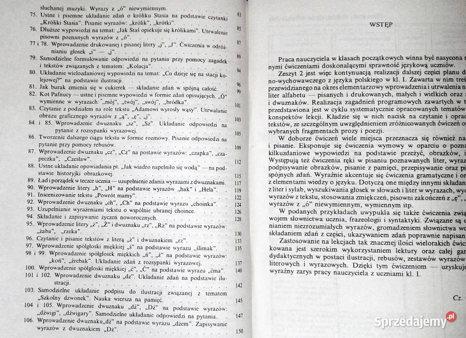 Język polski Kl 1 Materiały metodyczne Zeszyt 2 Pozostałe lubelskie Chełm