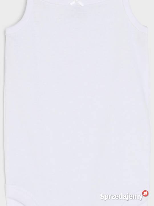 Białe body Sinsay 56 bawełna noworodek newborn Szczecin sprzedam