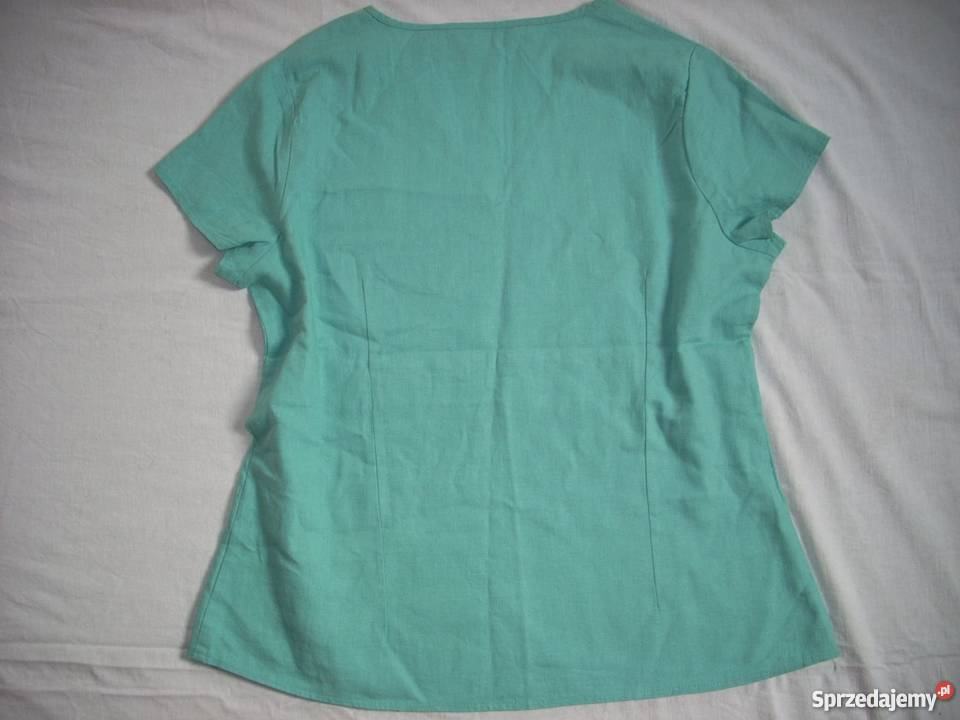 Mia Moda Lniana Bluzka Haft 44 Nowy Sącz sprzedam